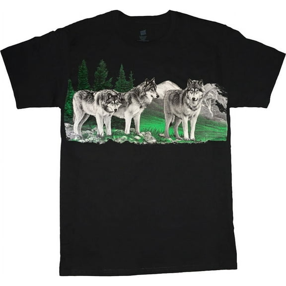 Pack of Wolves Gifts Wolf T-shirt Mens Graphic Tees
