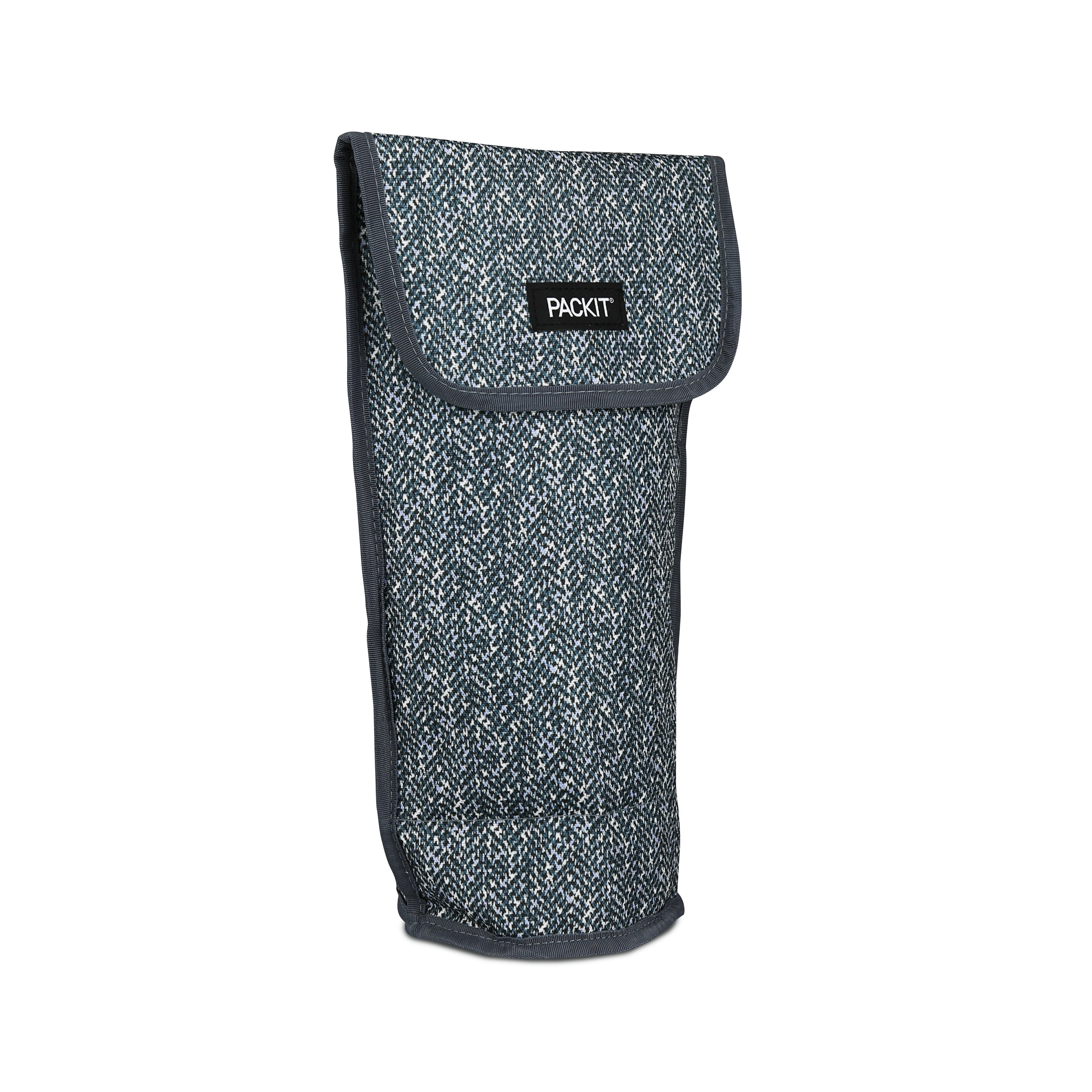 PackIt 1.5 L Freezable, Insulated Wine Tote, Gray