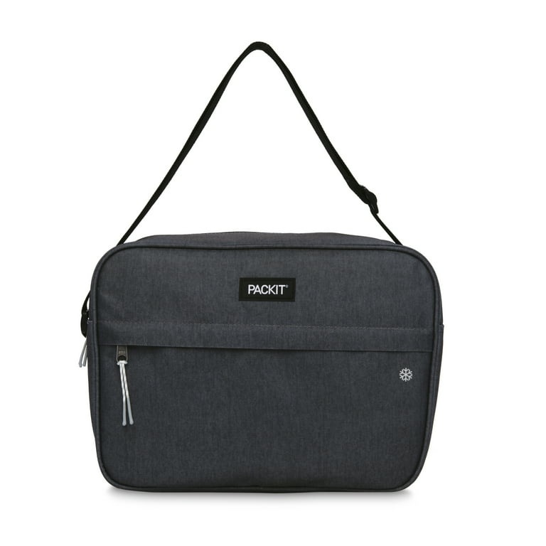 Packit Freezable Lunch Bag, Black, 72 oz