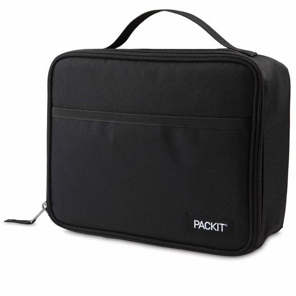 PackIt Freezable, Reusable Lunch Box, Black