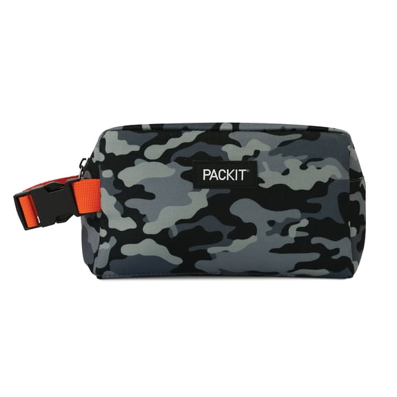 Packit Freezable Snack Box, Charcoal Camo