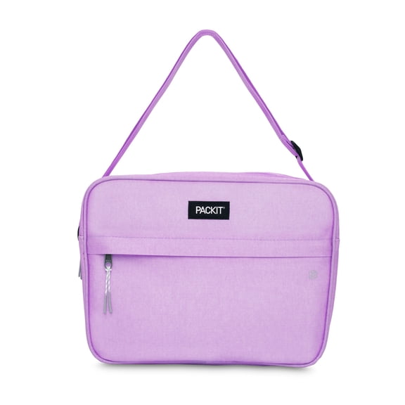 PackIt Zuma Bag Cooler 8.9 qt Soft-Sided Coolers, Lavender Solid Print