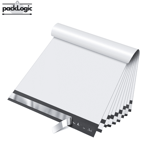 PackLogic 300 Ct Oversized Poly Mailers 18"x20" Inches 2.0 MIL Tear Proof Waterproof Shipping Envelopes