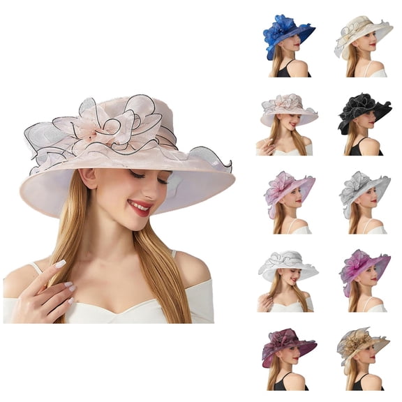 Packable Floppy Sun Hat for Women – Wide Brim UV Protection Straw Hat for Summer Pool, Garden, Beach and Vacation Travel Use