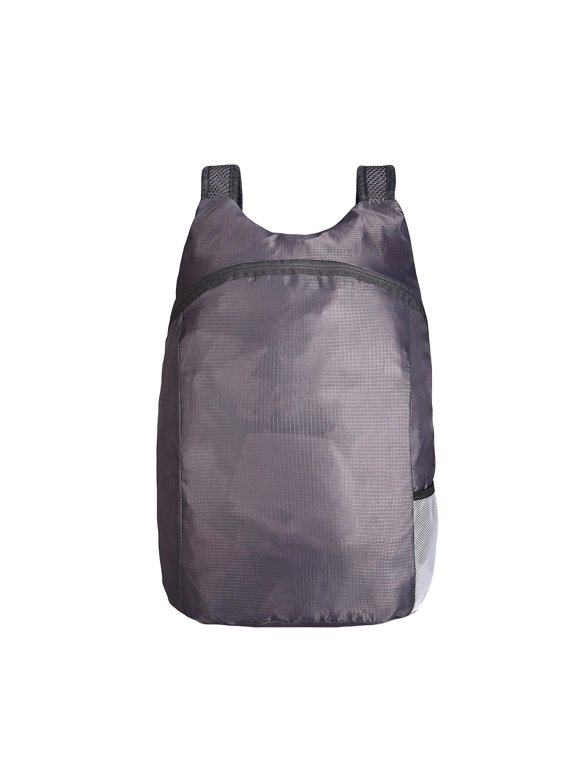 Packable Foldable Drawstring Backpack-20L, Lightweight Waterproof Portable Hiking Bag with Mesh Pockets for Gym, Travel, Camping, Sports