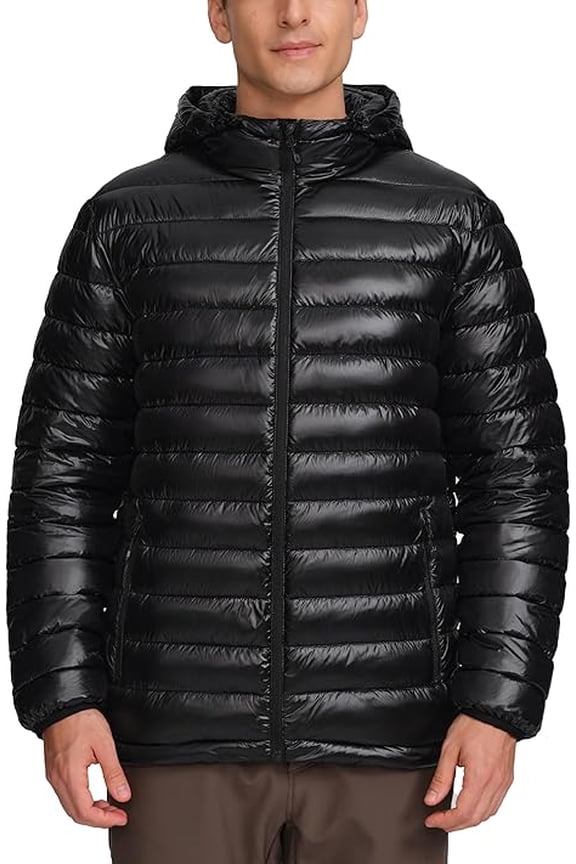 Packable Puffer Jacket Men Pioneer Camp Hooded 6 Pockets