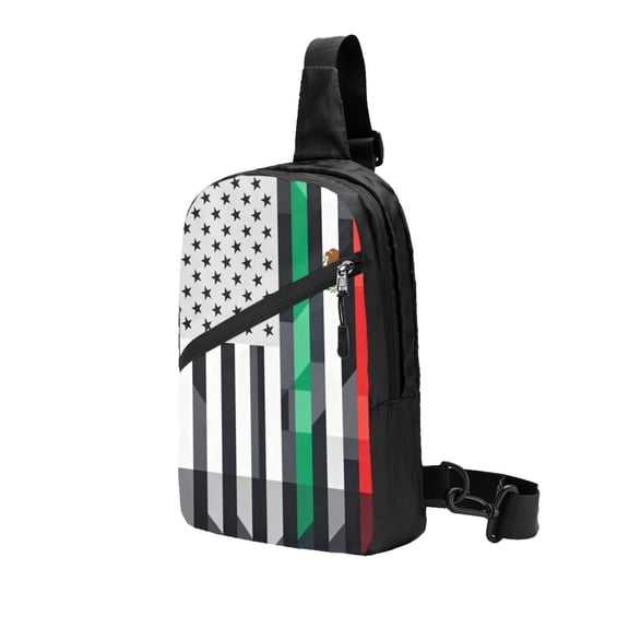 Packable Sling Backpack Mexican Roots Foldable Crossbody Shoulder Chest Bag Daypack for Women Men