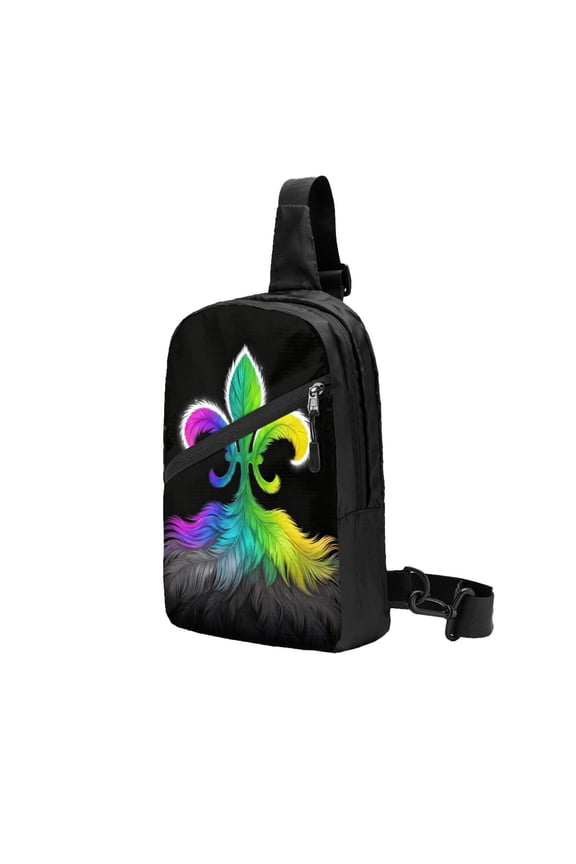 Packable Sling Backpack Roots Orleans Foldable Crossbody Shoulder Chest Bag Daypack for Women Men