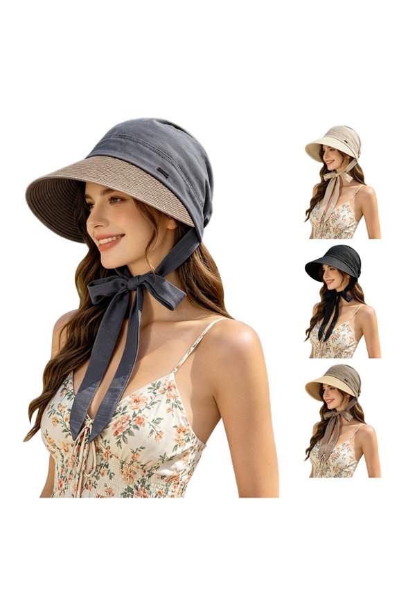 Packable Sun Hat Beret Style Headwrap for Outdoor Daily Casual Leisure Dating Party Wear
