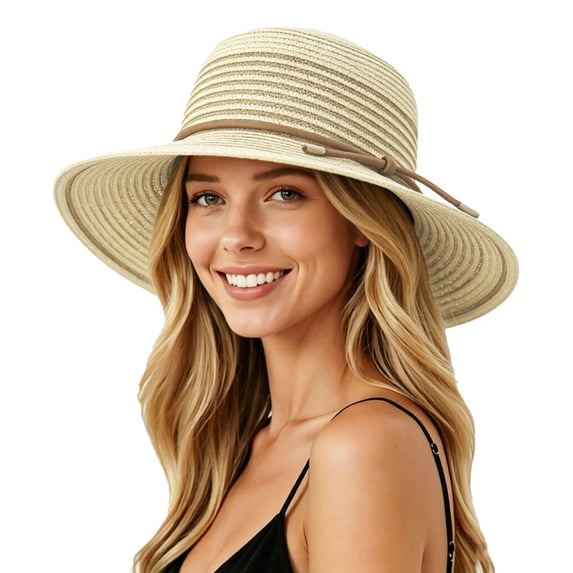Packable Sun Hat Women Outdoor Protection Bucket Hat Uv Protection Fishing Hat Summer Outdoor Tops Khaki One Size