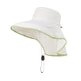 thumbnail image 1 of Packable Sun Hats for Women Travel Packable Neck Flap Casual Travel Packable Brim Summer UV Hat Summer Sun Hat Outfits Beige One Size, 1 of 2