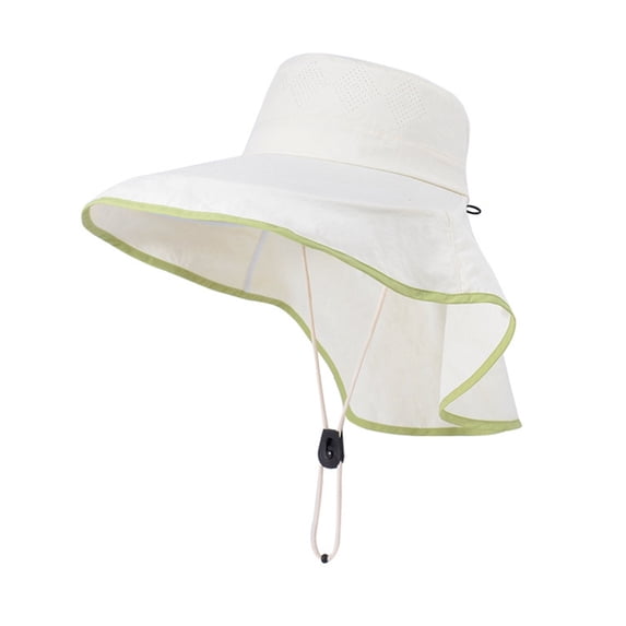 Packable Sun Hats for Women Travel Packable Neck Flap Casual Travel Packable Brim Summer UV Hat Summer Sun Hat Outfits Beige One Size