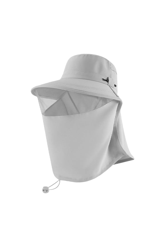 Packable Wide Brim Sun Hat with Scarf, Convertible Neck Protection Hat for Women, Lightweight Travel Sun Hat for Beach and Summer Outings