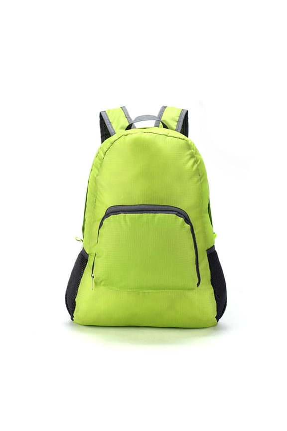 Packable hiking backpack waterproof, collapsible backpack, suitable for travel, - green