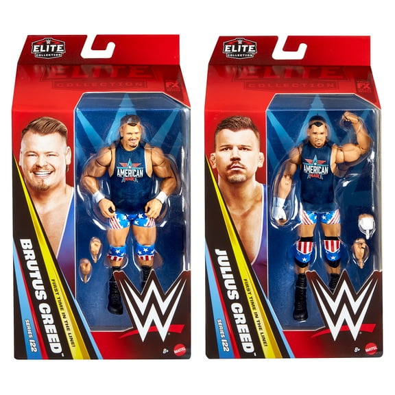 Package Deal (Set of 2) - Creed Brothers (Brutus & Julius) - WWE Elite 122 Mattel WWE Toy Wrestling Action Figures