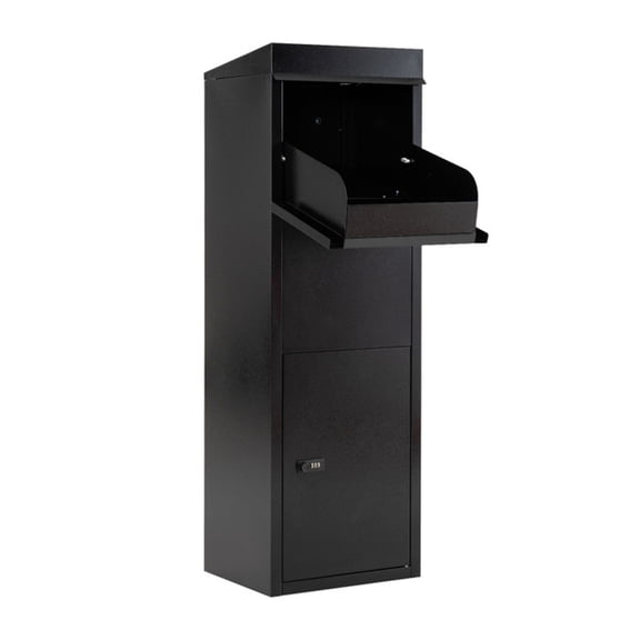 Package Delivery Box Anti-Theft with Code Lock, Galvanized Steel Porch Drop Box