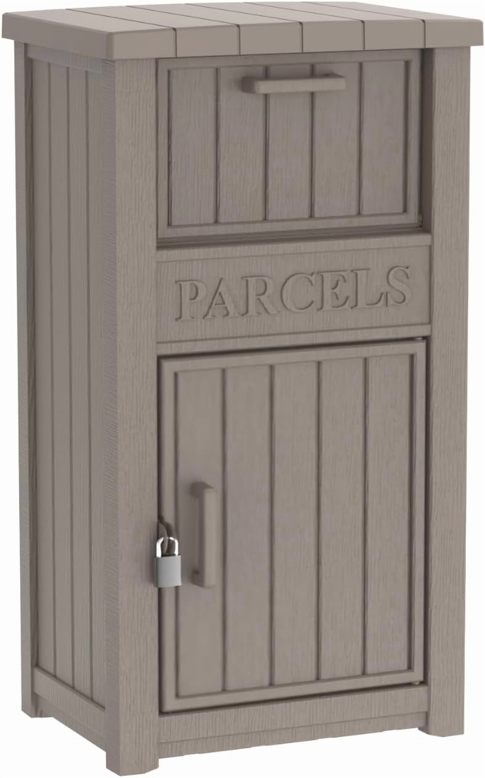 Package Delivery Box - Heavy-Duty Resin Outdoor Storage Box, Lockable ...