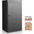 thumbnail image 1 of Package Delivery Boxes for Outside, 41.3'' x 20.8'' x 16.5'' Ultra Large Mailbox for Parcel, Automobile Steel Parcel Mailbox, Waterproof Anti-Theft Parcel Drop Box for Home Business, Black, 1 of 7