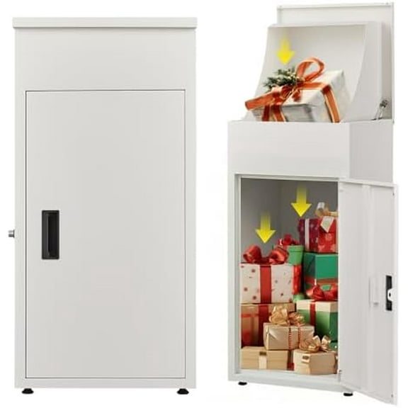 Package Delivery Boxes for Outside, Large Lockable Package Drop Box, Anti-Theft Parcel Drop Boxes, Waterproof Storage, BoxMail Box for House Outdoor$$Tools & Hardware Other