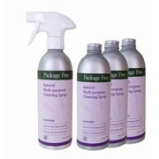 Package Free Multi-Purpose Cleaning Spray, Lavender, 1 16 fl oz Spray + 3 16 fl oz Refills