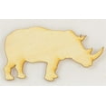 thumbnail image 1 of Package Of 10, Rhinoceros Wood Cutout 4 " X 2.25 ", 1 of 1
