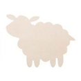 thumbnail image 1 of Package Of 10, Sheep #2 Wood Cutout 5 " X 3.75 " For Animal Themed Craft Project, 1 of 1