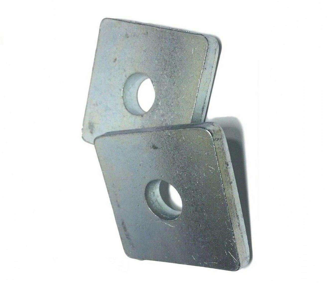 Package Of 100, 3/8" X 15/8" X 15/8" Square Washers For Unistrut