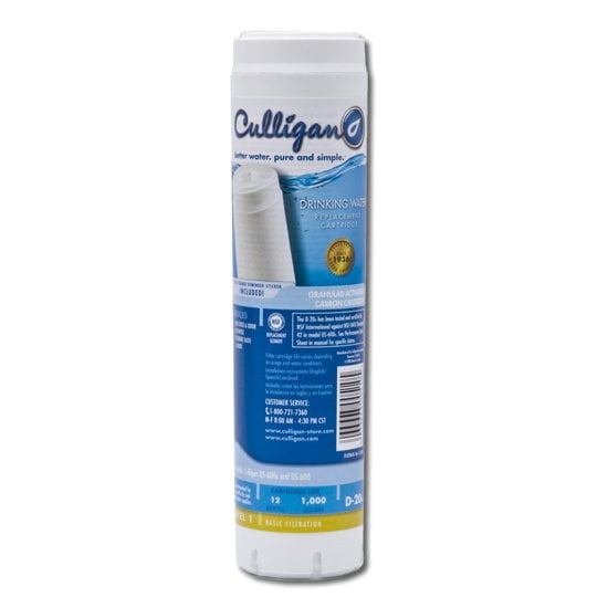 Package Of 6 Culligan D20A Under Sink Replacement Water Filter