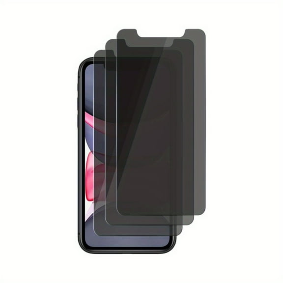 Package iPhone Privacy Screen Protector - Anti-peep Tempered Glass, Scratch and Impact Resistant, HD Clarity, Precision Fit, Screen Security, Glossy Design, Anti-scratch Glass,