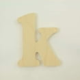 thumbnail image 1 of Package of 1, 10 Inch X 1/2" Thickness Baltic Birch Wood Letter "k" in The Goudy Heavy Font | Thick | Lower Case for Art & Craft Project, Made in USA, 1 of 1