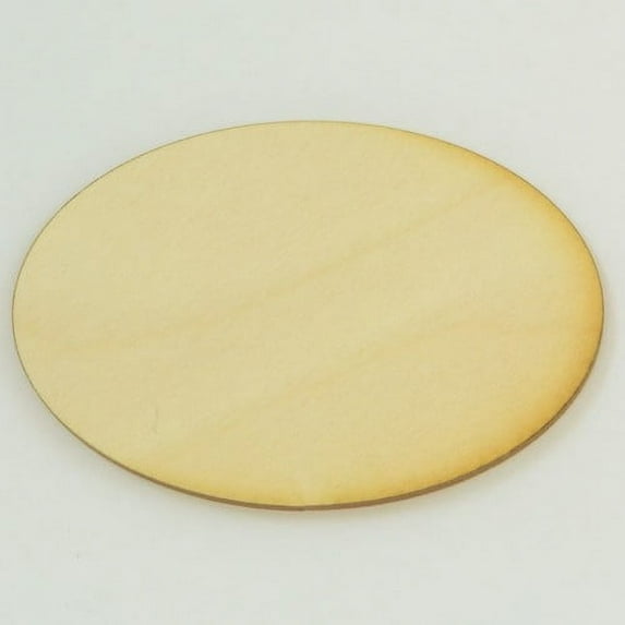 Package of 1, 12" X 14" X 1/4" Baltic Birch Plywood Ovals For Art & Craft Project, Made in USA