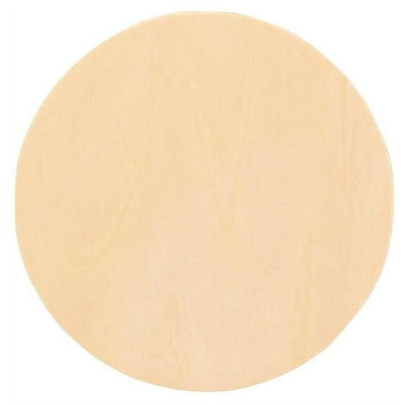 Package of 1, 14 Inch X 3/4 Inch Plywood Circles-Thick For Art & Craft Project, Made in USA