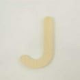 thumbnail image 1 of Package of 1, 16 Inch X 1/2" Baltic Birch "J" Wood Letters In The Gotham Rounded Font | Thick | Upper Case For Art & Craft Project, Made in USA, 1 of 1