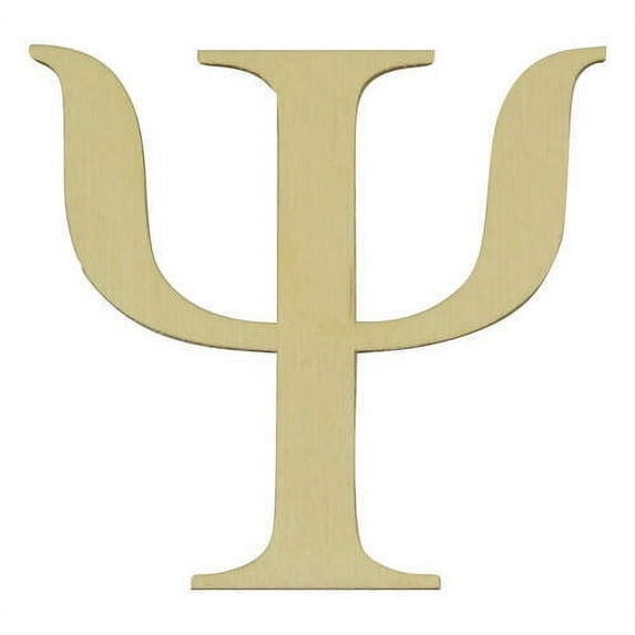 Package of 1, 20 Inch X 3/4" Baltic Birchpsi Greek Letter For Art & Craft Project, Made in USA