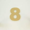 thumbnail image 1 of Package of 1, "8" 6 Inch X 3/4" MDF Numbers In The Arial Font | Thick For Art & Craft Project, Made in USA, 1 of 1