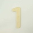 thumbnail image 1 of Package of 1, 8 Inch X 1/2" Baltic Birch "1" Plywood Numbers In The Gotham Rounded Font | Thick For Art & Craft Project, Made in USA, 1 of 1