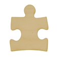 thumbnail image 1 of Package of 1, Jumbo 14" x 18" x 0.125" Baltic Birch Plywood Puzzle Piece Wood Cutout for Art and Craft Project, Made in USA, 1 of 1