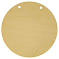 thumbnail image 1 of Package of 1, Jumbo 18" x 18" x 0.125" Baltic Birch Plywood Circular Name Tag Wood Cutout for Art and Craft Project, Made in USA, 1 of 1
