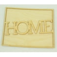 thumbnail image 1 of Package of 1, Large 1/8 Inch Wyoming State Cutouts w/"Home" For Art & Craft Project, Made in USA, 1 of 1
