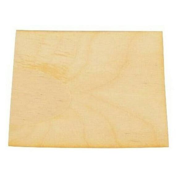 Package of 1, Large 22. 75" X 17. 5" X 3/4" Baltic Birch Wyoming State Cutout For Art & Craft Project, Made in USA