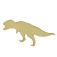 thumbnail image 1 of Package of 1, Standard 12" x 5" x 0.25" Baltic Birch Plywood T - Rex #2 Wood Cutout for Art and Craft Project, Made in USA, 1 of 1