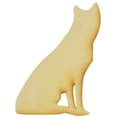 thumbnail image 1 of Package of 1, Standard 9" x 12" x 0.25" Baltic Birch Plywood Sitting Husky Wood Cutout for Art and Craft Project, Made in USA, 1 of 1