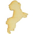 thumbnail image 1 of Package of 10, Small 3" X 5" X 1/4" Standing Shih Tzu Wood Cutout For Art & Craft Project, Made in USA, 1 of 1