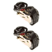 Package of 2 1in x 6ft. Retractable Ratchet Tie-Down Straps
