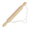 thumbnail image 1 of Package of 25 Unfinished Wood Miniature Rolling Pin Ornaments for Favors, 1 of 3
