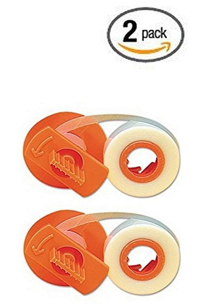 NAKAJIMA USA "Package of Two" Nakajima AE-500, AE-560, AE-580, AE-710 and Others Typewriter Correction Ribbon Lift Off Tape, Original Nakajima LO001