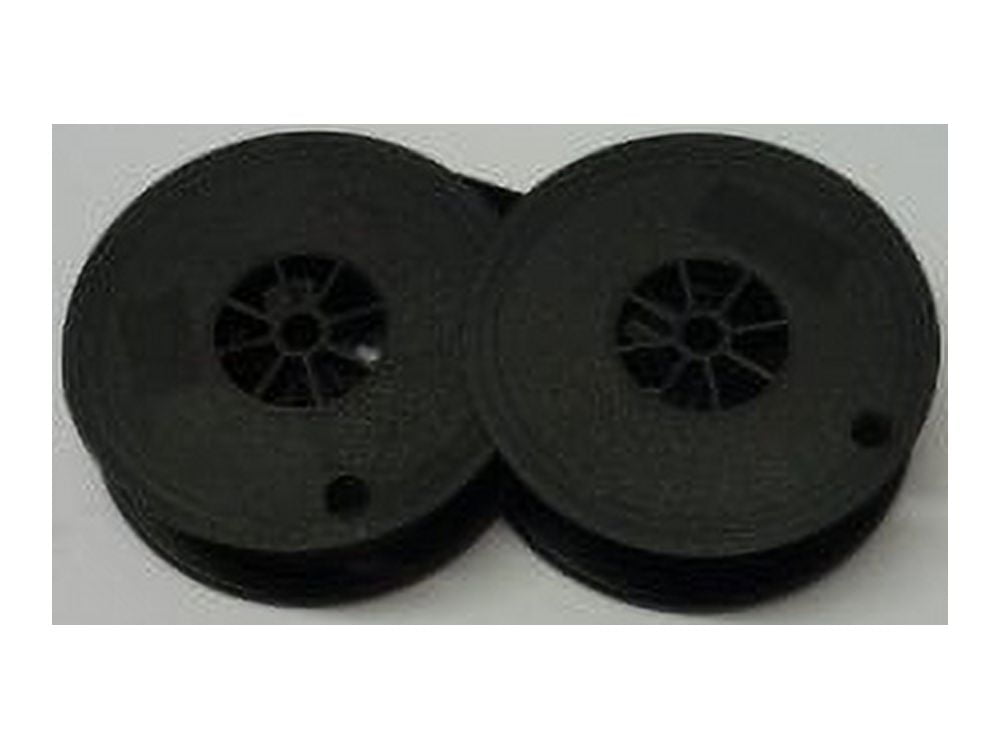 SWARTZ INK Package of Two Olympia Portable, Deluxe and Others Typewriter Ribbon, Compatible, Black and Red, Twin Spool