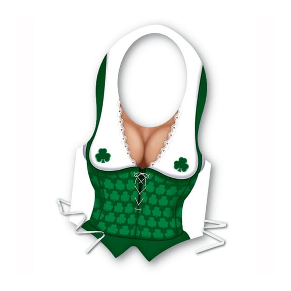 Packaged Plastic Irish Miss Vest - 24 Pack (1 Per Package)