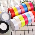 thumbnail image 1 of Packaging Case Promotion Sale! Nomeni 25Yd Satin Ribbon 25Mm Multi Craft Wedding Supplies Flower Fabric Party, Home Decor Clearance Sale Black, 1 of 9