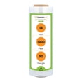 thumbnail image 1 of PSBM Hand Stretch Wrap 18" x 1500' 4 Rolls 90 Gauge Clear Plastic Shrink Film/Wrap, Heavy Duty Industrial Strength Up to 800% Ultimate Stretch, Plastic Wrap for Moving, Packing, Shipping & Storage, 1 of 9